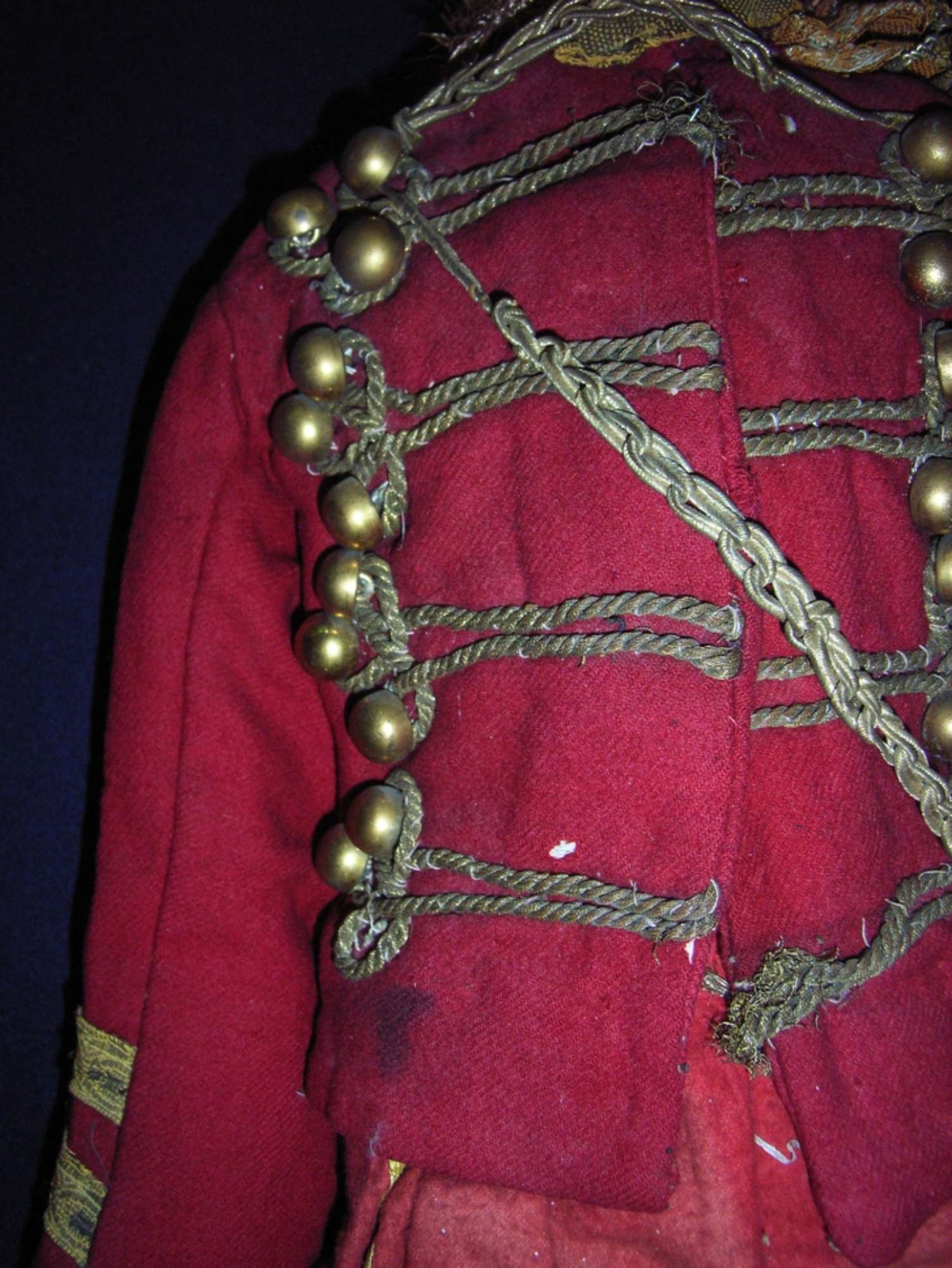 Giacca prima del restauro